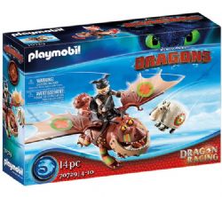 PLAYMOBIL  DRAGON RACING: VAREK ET BOULEDOGRE #70729